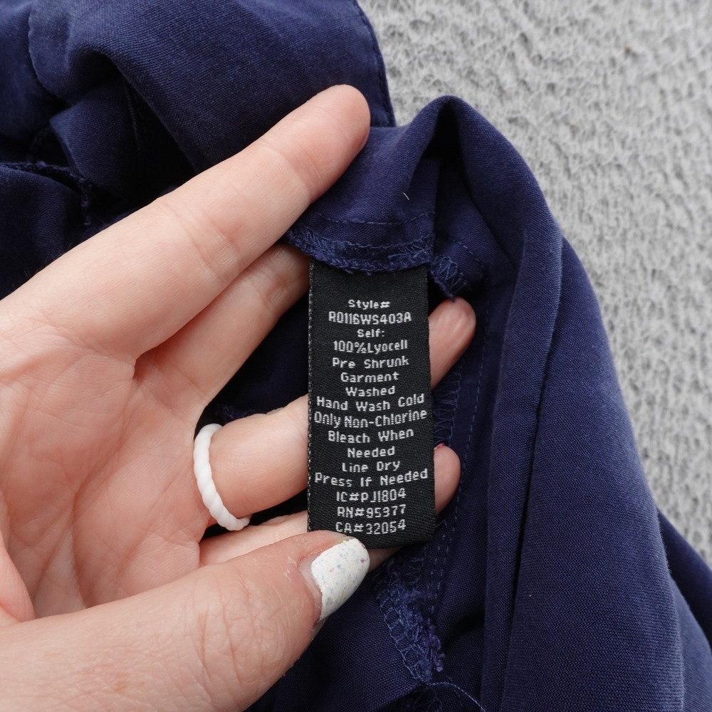 Sanctuary x Anthropologie Womens Blue Lyocell Cap‎ Sleeve Jumpsuit Small - Picture 10 of 11